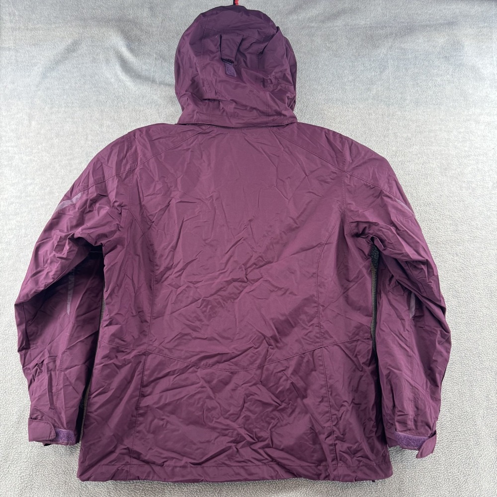 Columbia Omni Tech Jacket Hooded Womens Size Large Purple - Picture 2 of 10